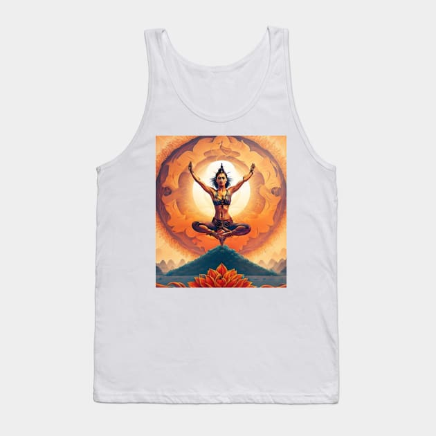 Yogic Serenity" Tank Top by Riveting Artistry